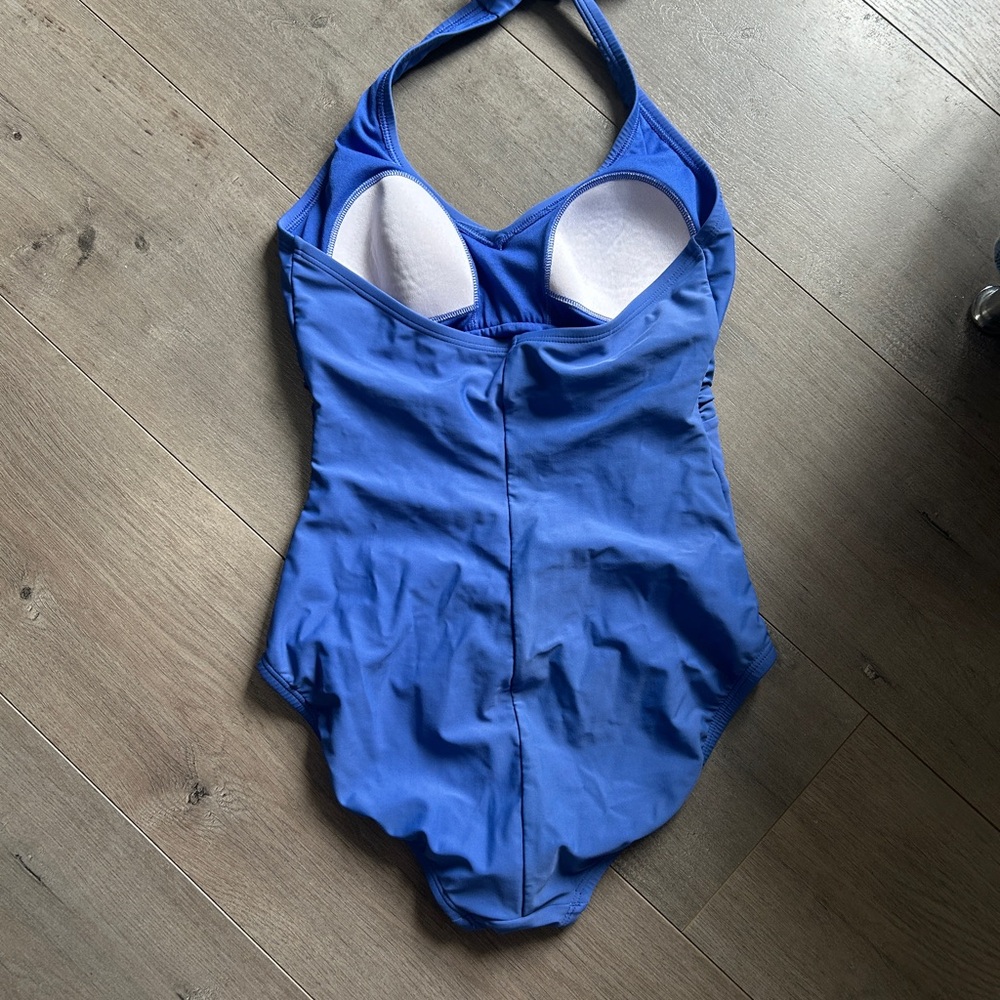 Speedo Women's Blue One-Piece Swimsuit Size 8 - Picture 4 of 5